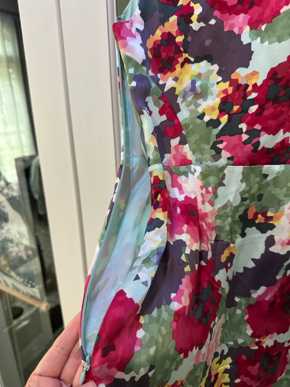 Phase Eight 100% Silk Floral Bow Front Dress View 6